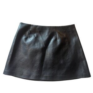 Zara Women’s Black Leather Skirt XL